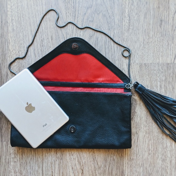 Carlos Santana Evening Clutch w/ Fringe Accent - Picture 2 of 5